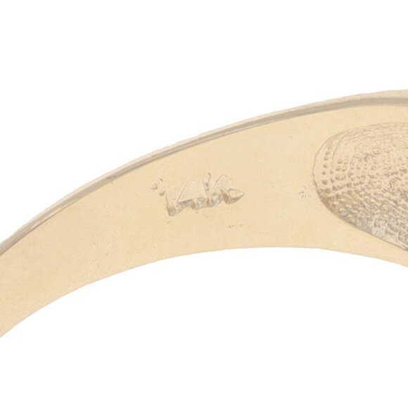 Yellow Gold Lab-Created Ruby & Cubic Zirconia Ring - 14k Oval 2.23ctw - Picture 6 of 6